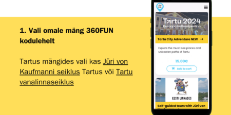 360fun mobiilimäng iseseisvaks seiklemiseks
