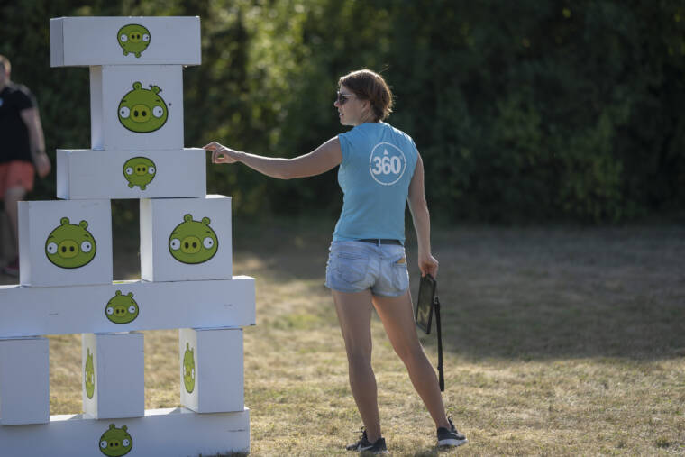 360 kraadi atraktsioon angry birds