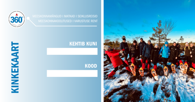 360 KRAADI kinkekaart