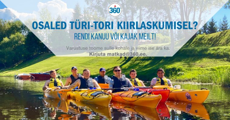 360 KRAADI varustuse rent Türi-Tori kiirlaskumisele