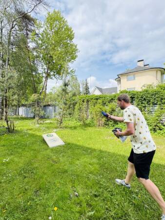 360 KRAADI atraktsioon Cornhole