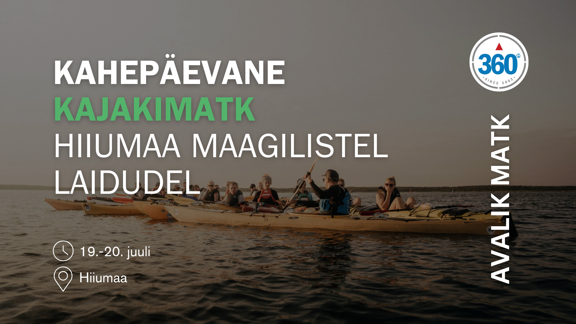 Kajakimatk Hiiumaa laidudel